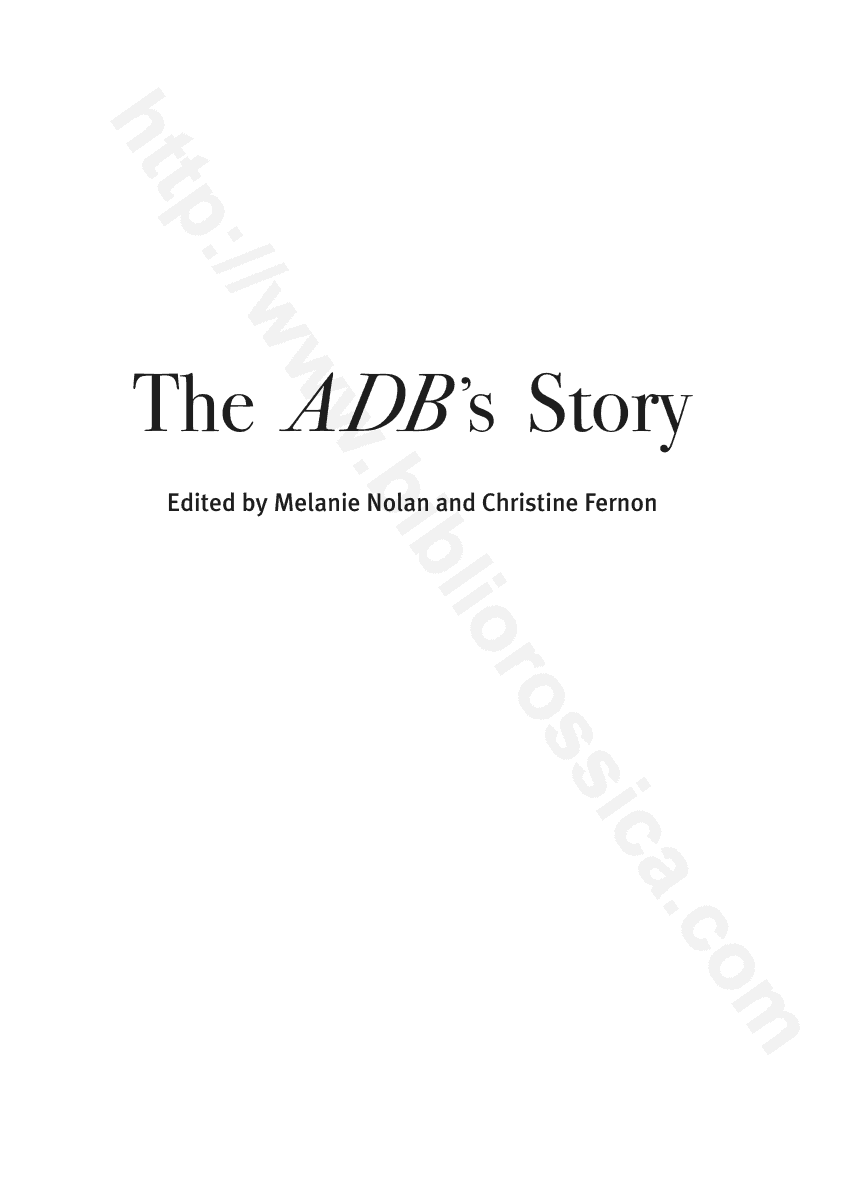 The ADB’s Story