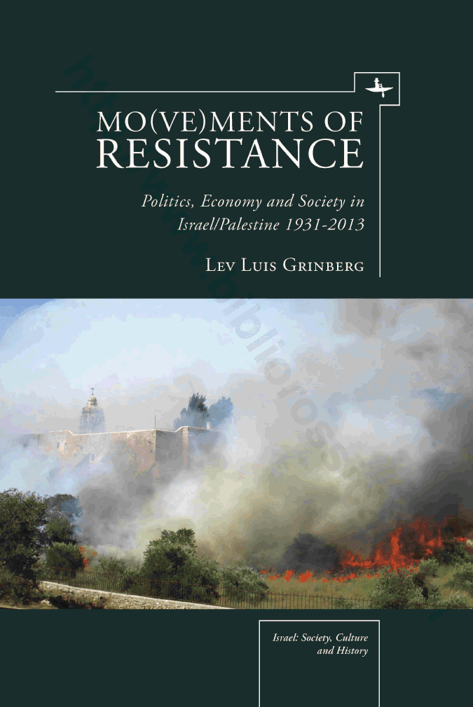 Mo(ve)ments of Resistance: Politics, Economy and Society in Israel/Palestine 1931–2013