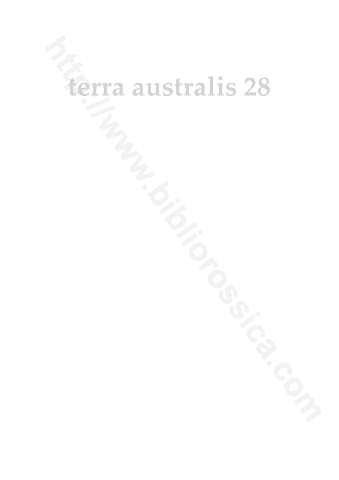 New Directions in Archaeological Science (TA28)