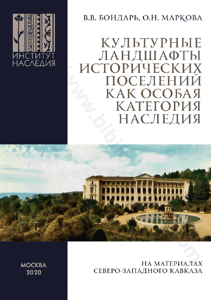 Культурные ландшафты исторических поселений как особая категория наследия (на материалах Северо-Западного Кавказа)