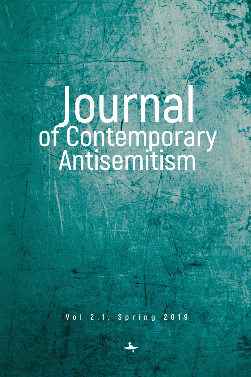Journal of Contemporary Antisemitism. Vol. 2.1, Spring 2019