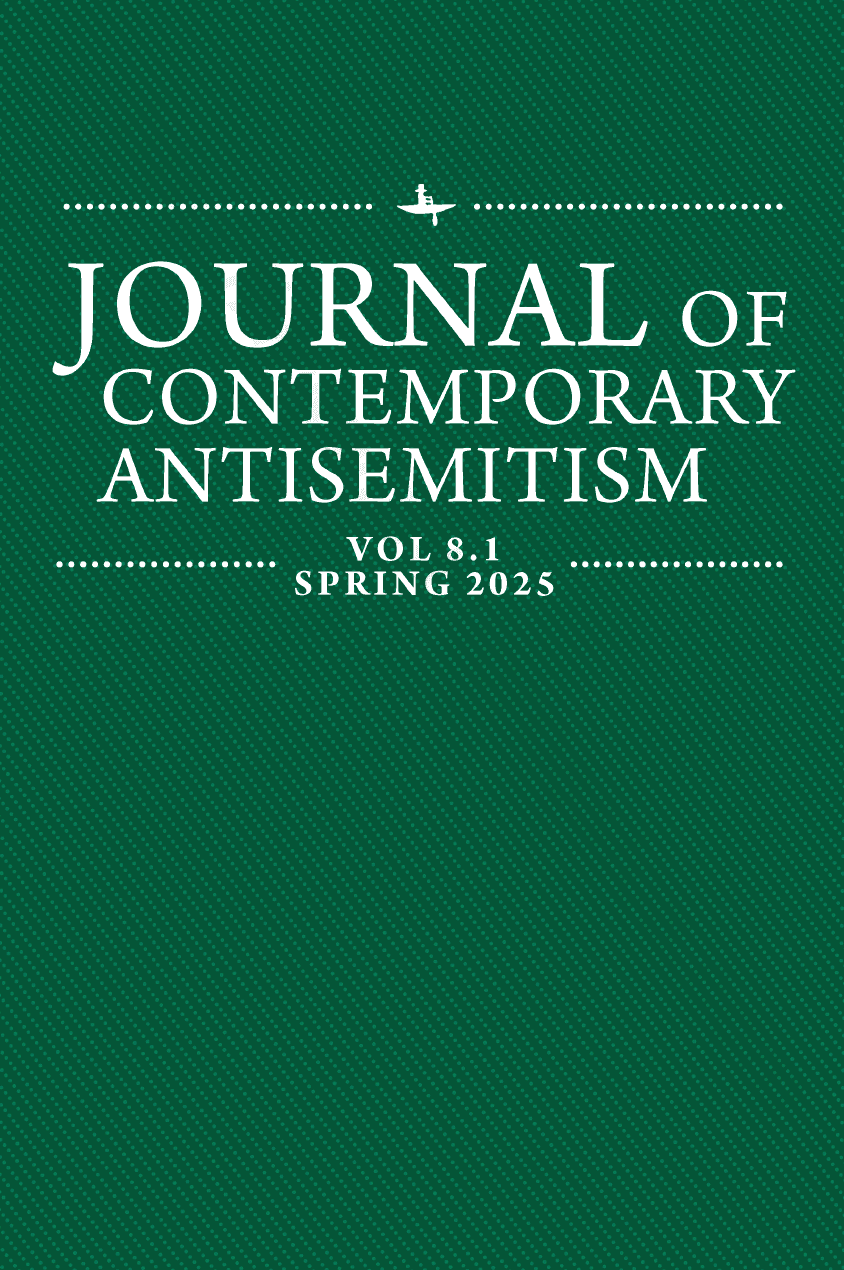 Journal of Contemporary Antisemitism. Vol. 8.1, Spring 2025