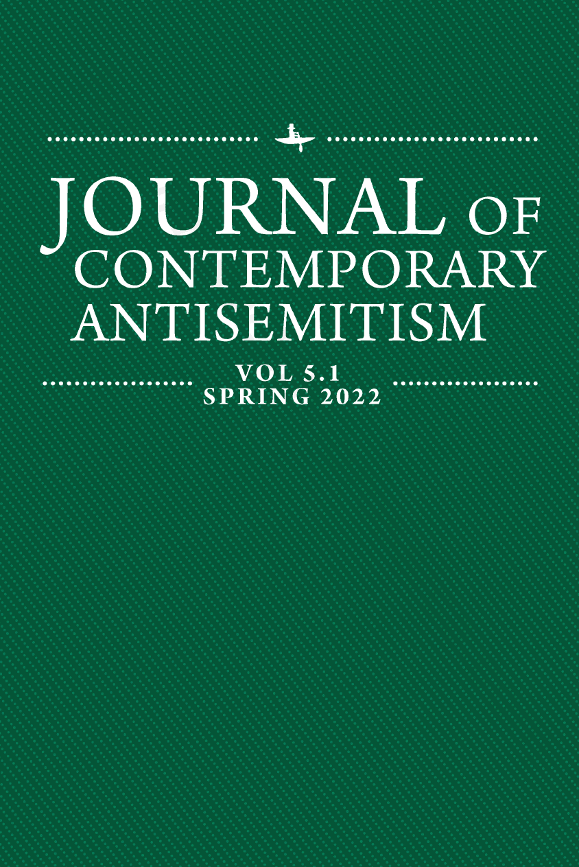 Journal of Contemporary Antisemitism. Vol. 5.1, Spring 2022
